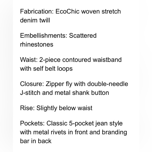 G By Giuliana Blacklabel
Embellished Ecochic Denim Pencil
Skirt SZ 18, NWOT - Picture 8 of 11